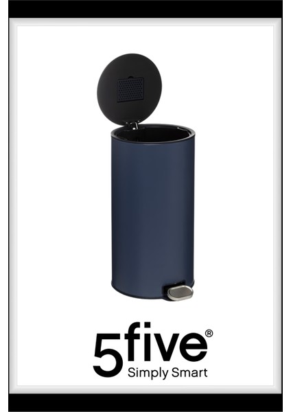 Çöp Kovaları Simply Smart Delta 30 Lt Metal Petrol Mavisi fırsatları