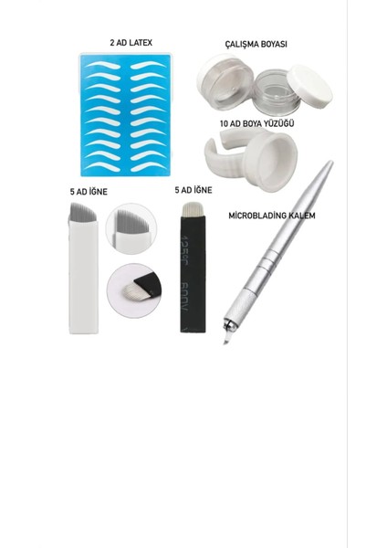 Kalıcı Makyaj Microblading Başlangıç Çalışma Seti