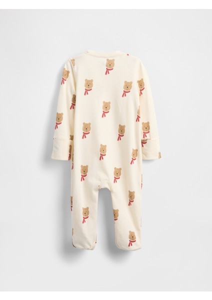 Bebek Krem First Favorites Ayaklı Tulum fiyatları