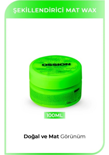 Ossıon Wax 100ML Matte Stylıng