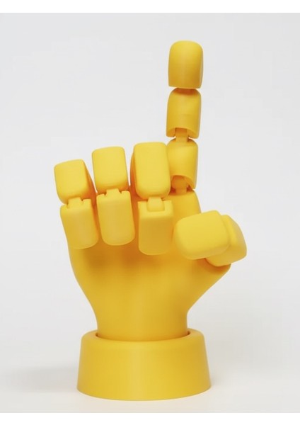 Eklemli Hareketli 3D Baskı El Modeli – Pozlanabilir Dekor ve Koleksiyon Ürünü -Kırmızı ,mav,beyaz,turuncu, Sarı,yeşil Renkseçenekli indirimleri