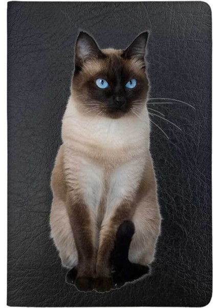 Ragdoll Desenli Deri Pet Evcil Hayvan Kedi Köpek Pasaport Sağlık Karnesi Kabı Kılıfı