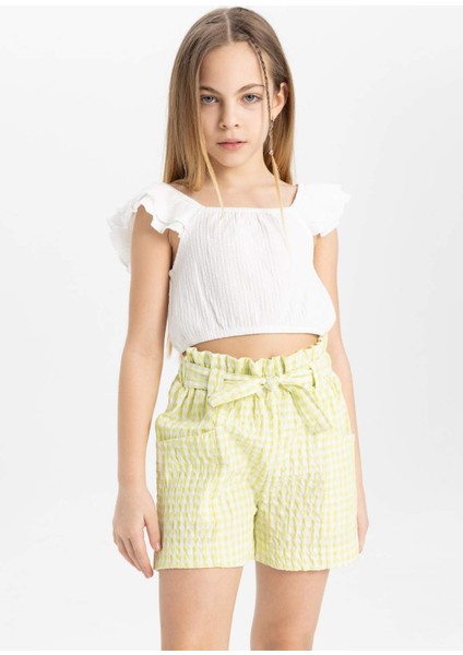 Kız Çocuk Askılı Bluz