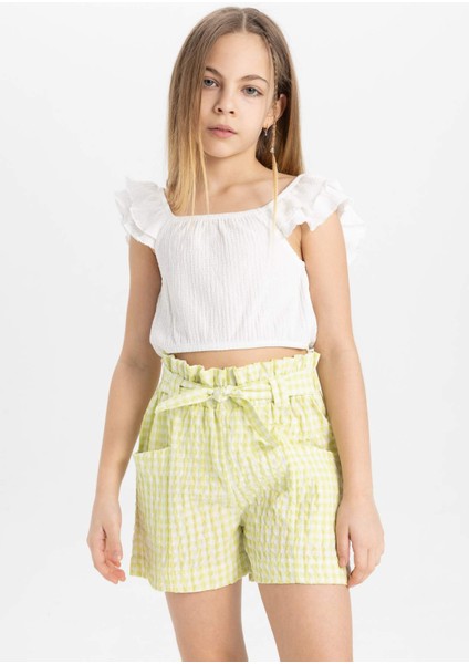 Kız Çocuk Askılı Bluz