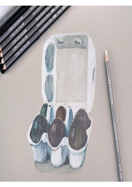 Canson A5 200 gr 20 Sayfa Taşıma Çantası Cretacolor 6'+3 Aquarell Sulandırılabilir Dereceli Kalem modelleri