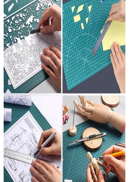 29 Parça Çok Fonksiyonlu Hobi Kretuar Seti A3 Kesim Matı modelleri