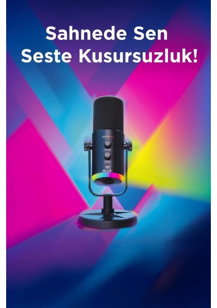 Yu7 Siyah Usb/xlr Çift Çıkışlı Podcast, Vokal Kaydı, Oyun Için Dinamik Mikrofon fiyatları