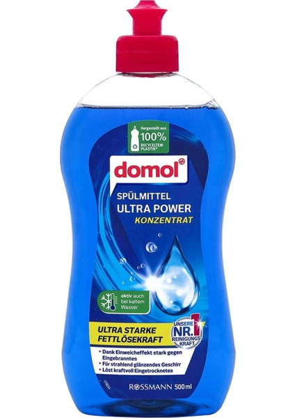 Bulaşık Deterjanı Konsantre Ultra Power 500 ml