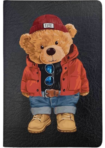 Teddy Bear Vinleks Pet Evcil Hayvan Kedi Köpek Pasaport Sağlık Karnesi Kılıfı