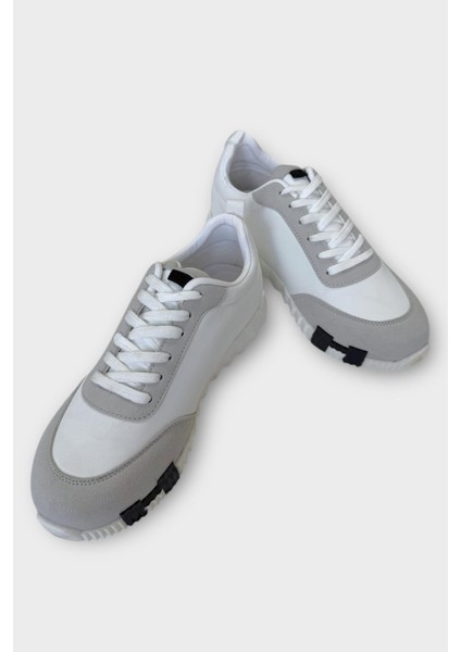 Erkek Günlük Sneaker Ayakkabı Beyaz - Siyah modelleri