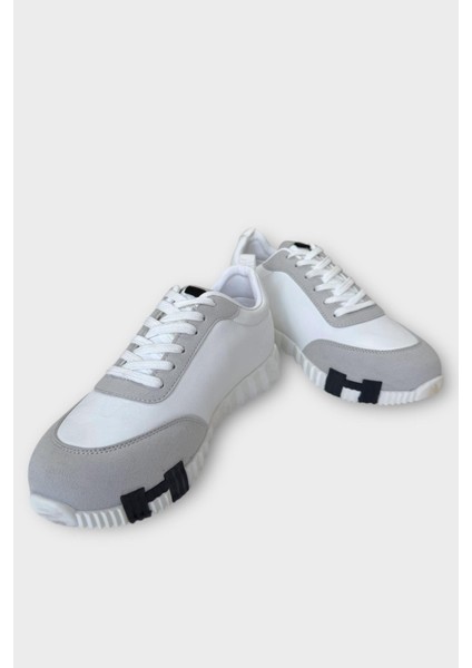Erkek Günlük Sneaker Ayakkabı Beyaz - Siyah fırsatları