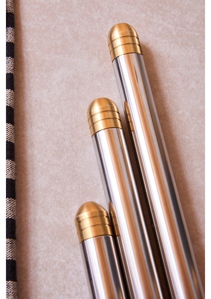 Proroll 304 Paslanmaz Çelik Gold Merdane 60 cm Hamur Oklavası 18/10 fırsatları