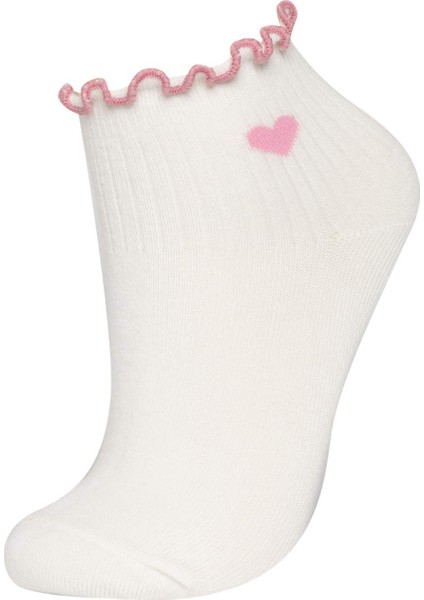 Kız Çocuk 3'lü Pamuklu Uzun Çorap