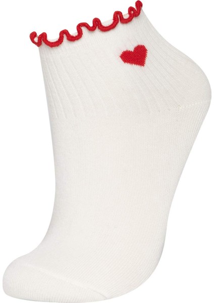 Kız Çocuk 3'lü Pamuklu Uzun Çorap