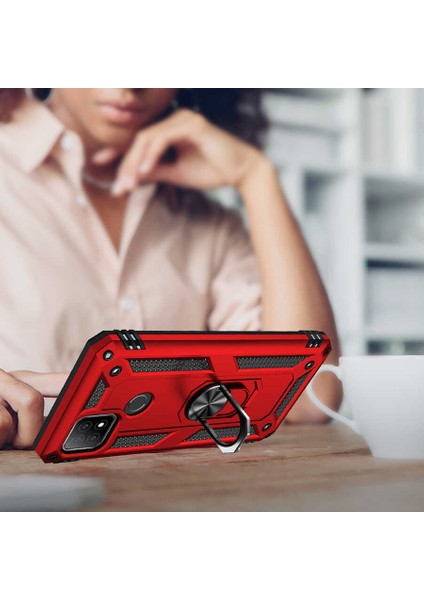 Oppo A15S Kılıf Inc Vega Kapak-Gold indirimleri