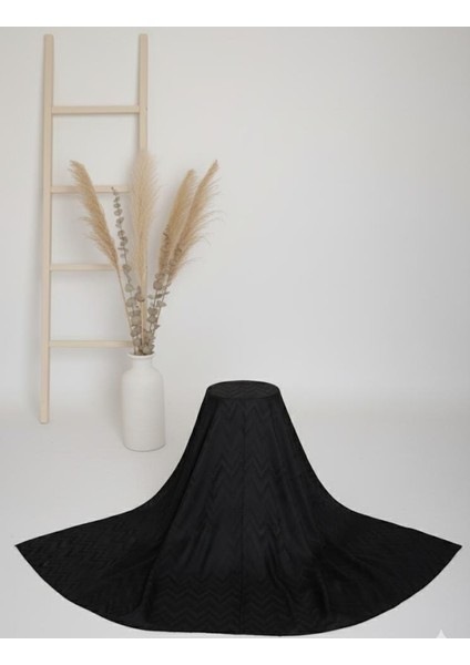 Siyah Zikzak Desen Jakarlı Şal fiyatları