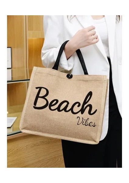 Hasır Plaj Çantası ve Hasır Şapka Takımı , Plaj Çantası Seti fiyatları