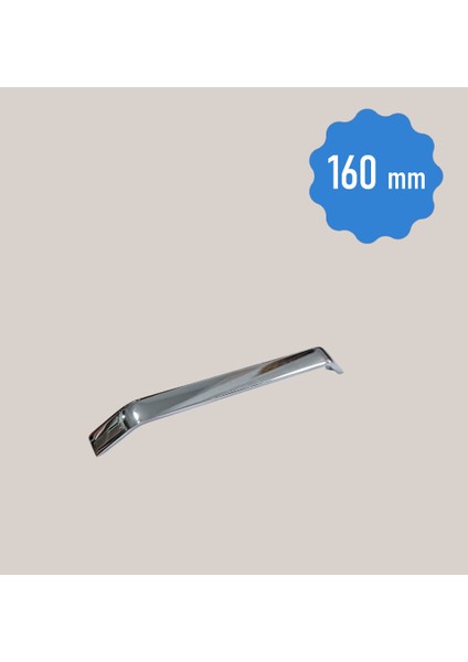 Serenay 160 mm Alüminyum Metal Siyah Geniş Dolap Çekmece Kulpları fiyatları