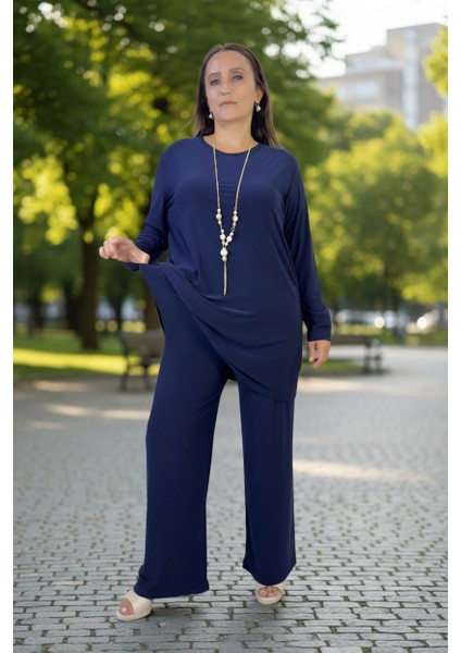 Taş Işlemeli Şal Yaka Kesim Şifon Ceket Bisiklet Yaka Kısa Kol Bluz Beli Lastikli Pantolon 3lü Takım indirimleri