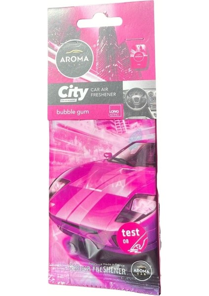 Asılı Karton Araç Kokusu Bubble Gam
