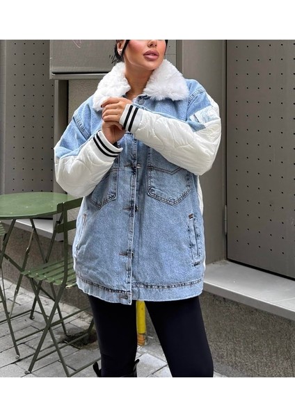 Tasarım Kürk Detaylı Şişme Jean Mont modelleri