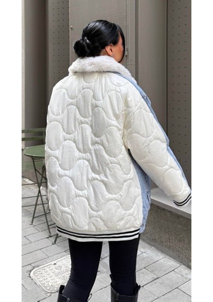 Tasarım Kürk Detaylı Şişme Jean Mont fırsatları