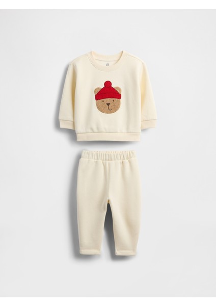Bebek Krem Vintagesoft Brannan Bear Outfit Set