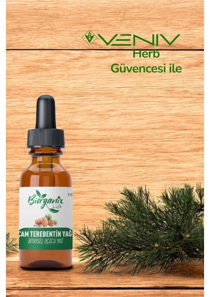 %100 Doğal Çam Terebentin Yağı 50 ml - Bitkisel Uçucu Yağ