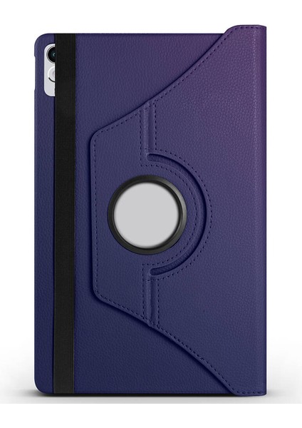 Lenovo Tab P11 11.5 (2.nesil) TB350UF Uyumlu Inc Dönebilen Standlı Kılıf-Lacivert