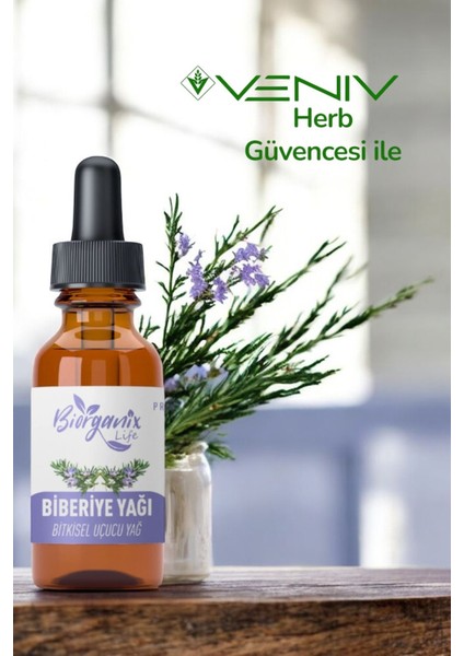 %100 Doğal Biberiğe Yağı 20 ml - Bitkisel Uçucu Yağ