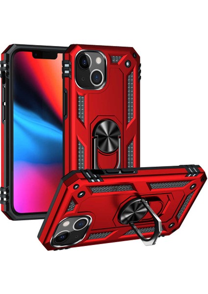 iPhone 13 Mini Kılıf Inc Vega Kapak-Kırmızı