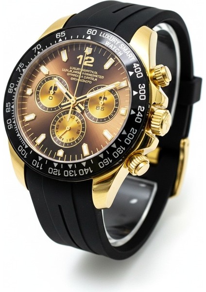 Akıllı Saat(Siyah-Gold)