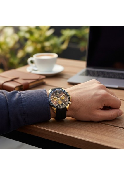 Akıllı Saat(Siyah-Gold)