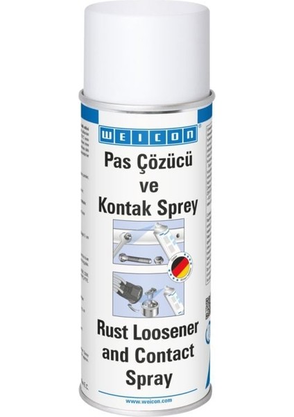 Pas Sökücü ve Kontak Spreyi 400ML 6 Kat Fonksiyonlu Sürünme ve Bakım Yağı