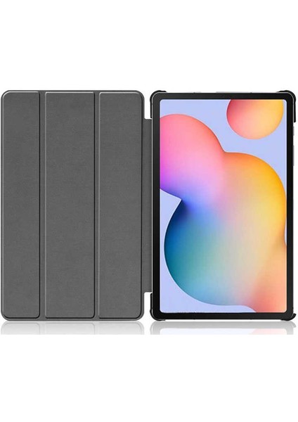 Galaxy Tab S7 Plus T970 Uyumlu Inc Smart Cover Standlı 1-1 Kılıf-Gold fiyatları