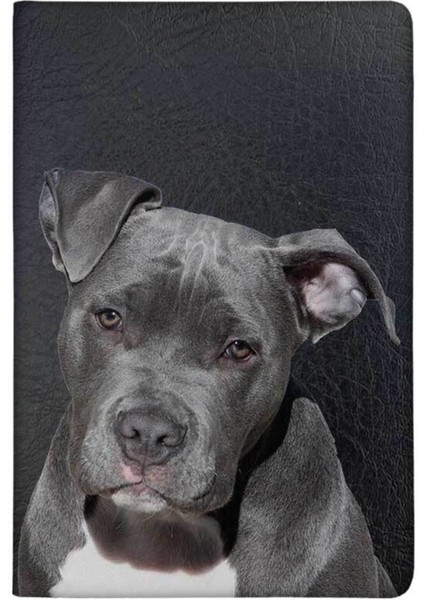 Staffordshire Desenli Deri Pet Evcil Hayvan Kedi Köpek Pasaport Sağlık Karnesi Kabı Kılıfı