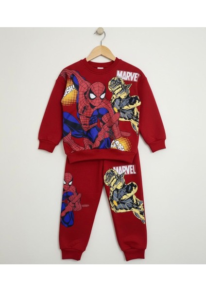 Marvel Örümcek Adam Erkek Çocuk Alt Üst Takım 3 Iplik Şardonlu modelleri