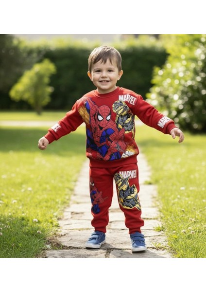 Marvel Örümcek Adam Erkek Çocuk Alt Üst Takım 3 Iplik Şardonlu fırsatları