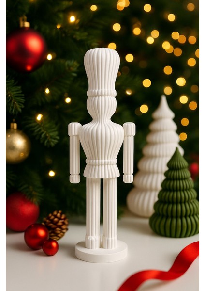 Desenli Dekoratif Kurşunasker Biblo