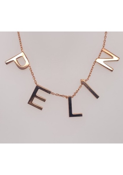 14 Ayar Altın İsim Kolye