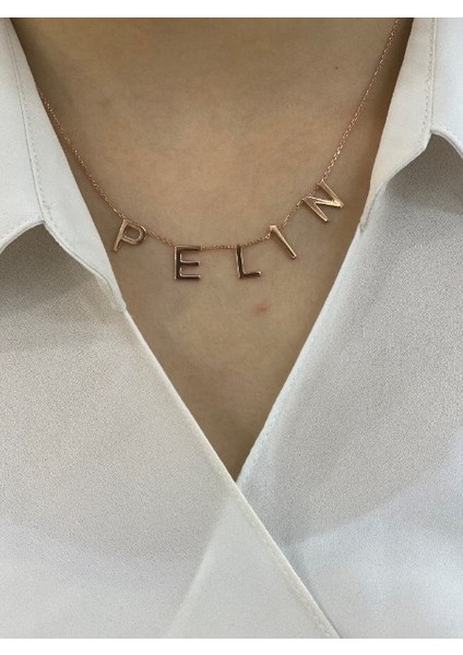 14 Ayar Altın İsim Kolye fiyatları