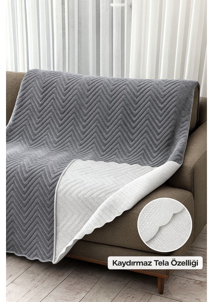 Wellsoft Koltuk Örtüsü, Yatak Örtüsü - 225X175CM - Kaydırmaz Telalı - Yerli Üretim modelleri