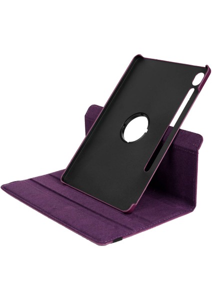 Galaxy Tab S9 Uyumlu Inc Dönebilen Standlı Kılıf-Mor modelleri