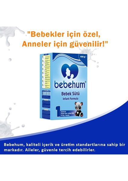 1 Bebek Sütü 400 gr 0-6 Ay 10 Adet modelleri