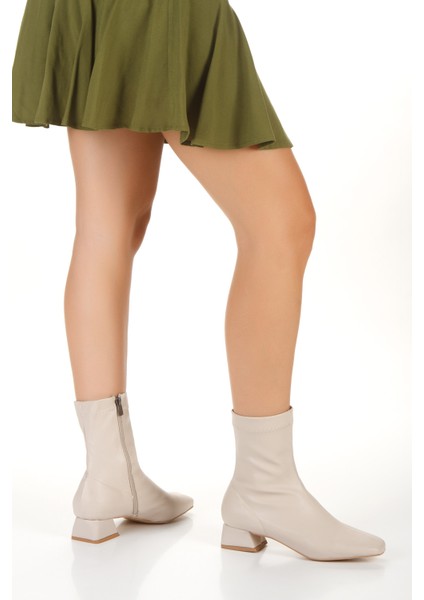 Kadın Topuklu Bot Sivri Burun Orta Boy Ökçe Suni Deri Günlük Klasik Bot Topuk 6 cm fiyatları