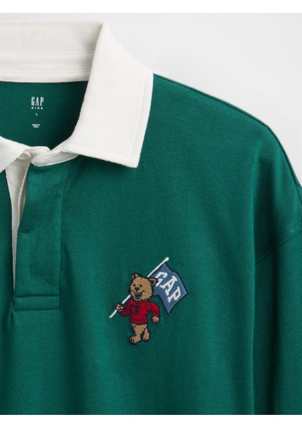 Erkek Çocuk Yeşil Rugby Polo T-Shirt fiyatları