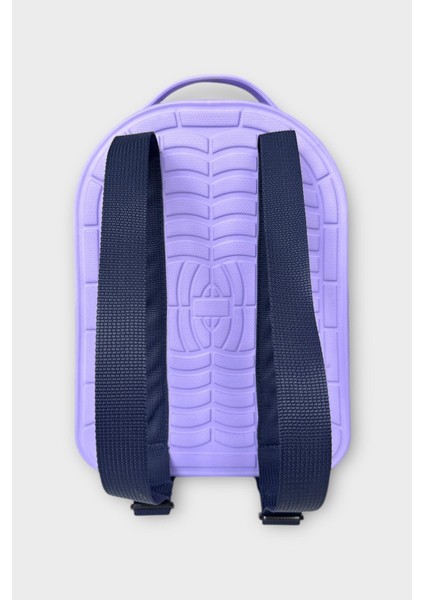 Çocuk Eva Delikli Yumuşak Silikon Kreş Okul Sırt Çantası Lila fırsatları