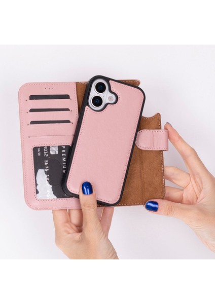iPhone 17 Çıkarılabilir Deri cüzdan Kılıf