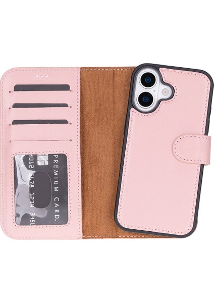 iPhone 17 Çıkarılabilir Deri cüzdan Kılıf