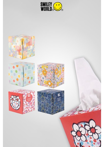Smileyworld Ultra Yumuşak Mendil - Küp Tasarım, 48 Yaprak/ kutu, 20 Kutu/ koli Ekonomik Kutu Kağıt Mendil modelleri